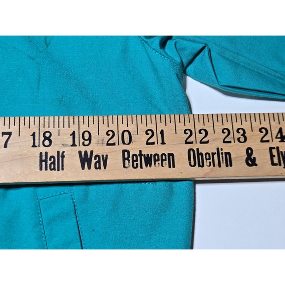 GM Asian‎ Technical Center Jacket Men Teal Harrington Style Workwear - Picture 7 of 8